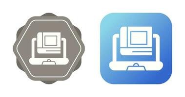 Vektorsymbol für Online-Lernen vektor