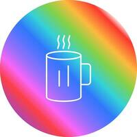 Vektorsymbol für heißen Kaffee vektor