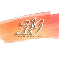 Gott nytt år 2019 hälsning bakgrund vektor