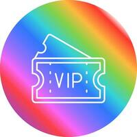 VIP-Privileg-Vektorsymbol vektor