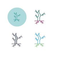 Vektorsymbol für toten Baum vektor