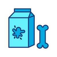 Vektor Milch Symbol, Milch Behälter, Milch eben Illustration isoliert auf Weiß Hintergrund. Symbol Zeichen Symbol Vektor Illustration