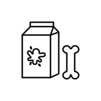 Vektor Milch Symbol, Milch Behälter, Milch eben Illustration isoliert auf Weiß Hintergrund. Symbol Zeichen Symbol Vektor Illustration