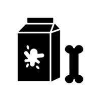 Vektor Milch Symbol, Milch Behälter, Milch eben Illustration isoliert auf Weiß Hintergrund. Symbol Zeichen Symbol Vektor Illustration