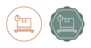 Paket ausstehendes Vektorsymbol vektor