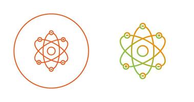 Vektorsymbol für die Atomstruktur vektor