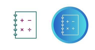 Mathematik-Vektor-Symbol vektor