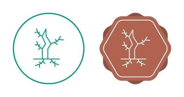 Vektorsymbol für toten Baum vektor