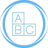 ABC-Vektorsymbol vektor