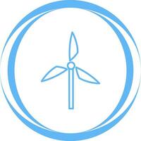 Symbol für Windmühlenvektor vektor