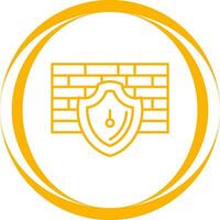 Firewall-Vektor-Symbol vektor