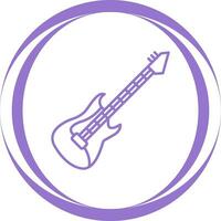 Vektorsymbol für E-Gitarre vektor