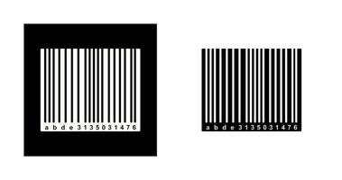 Barcode-Vektorsymbol vektor