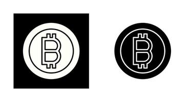 Bitcoin-Vektorsymbol vektor