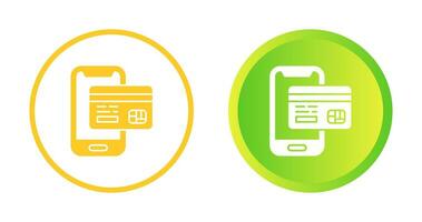 Vektorsymbol für mobile Zahlungen vektor