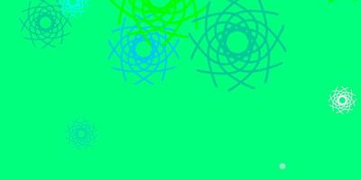 ljusblå grön vektor bakgrund med kaotiska former