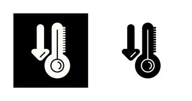 Vektorsymbol für niedrige Temperatur vektor