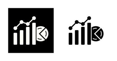 Balkendiagramm-Vektorsymbol vektor