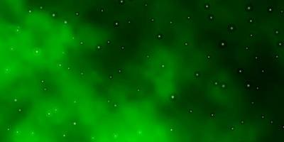 ljusgrön vektorbakgrund med färgglada stjärnor vektor