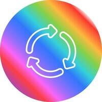 återvinning symbol vektor ikon