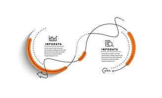 designelement för affärsinfografik. modernt infokart, marknadsföringsdiagram och diagram, stapeldiagram. vektor