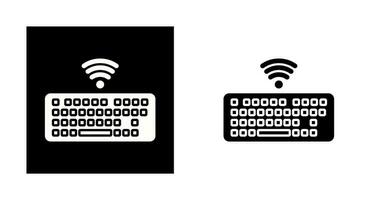 Vektorsymbol für drahtlose Tastatur vektor