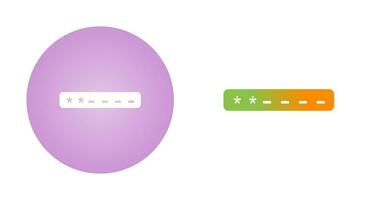 Passcode-Vektorsymbol eingeben vektor