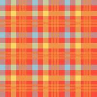 tartan orange färg sömlös vektor mönster