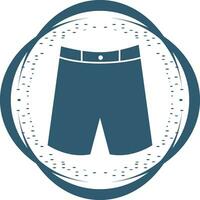 Shorts Vektor-Symbol vektor