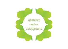 grüne sechseckige Web-Banner-Design-Vorlage mit Blumen. verwendet für Hintergrundsymbol, Webdesign, Gestaltungselement. vektor