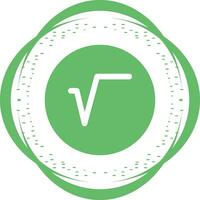 Quadratwurzel-Symbol Vektor-Symbol vektor