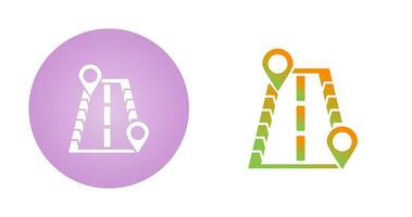 Roadmap-Vektorsymbol vektor