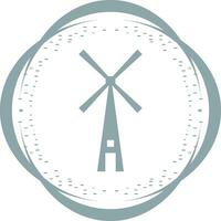 Symbol für Windmühlenvektor vektor