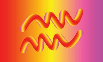 abstrakt vätska flerfärgade geometrisk kompositioner med lutning 3d Vinka form bakgrund med färgrik vektor