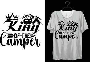 Camping T-Shirt Design. komisch Geschenk Camping T-Shirt Design zum Lager Liebhaber. Typografie, Brauch, Vektor T-Shirt Design. Welt alle Wohnmobil T-Shirt Design zum Abenteuer.