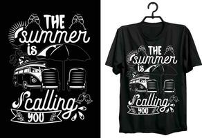 sommar t-shirt design. rolig gåva sommar semester t-shirt design. beställnings, typografi och vektor t-shirt design