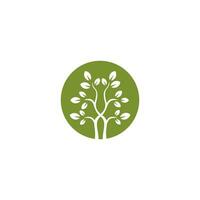 Baum Logo Symbol Design. Garten Pflanze natürlich Symbol Vorlage. Baum von Leben Ast mit Blätter Geschäft unterzeichnen. Vektor Illustration. geeignet zum Ihre Design brauchen, Logo, Illustration, Animation, usw.