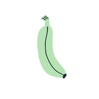 Banane im eben Hand gezeichnet Stil. Vektor Illustration.