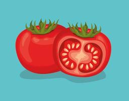 rote Tomaten-Symbole vektor