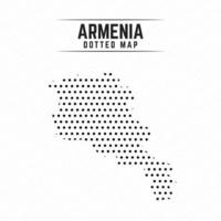 prickad karta över armenien vektor