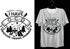 camping t-shirt design. rolig gåva camping t-shirt design för läger älskare. typografi, beställnings, vektor t-shirt design. värld Allt husbil t-shirt design för äventyr.