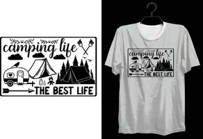 Camping T-Shirt Design. komisch Geschenk Camping T-Shirt Design zum Lager Liebhaber. Typografie, Brauch, Vektor T-Shirt Design. Welt alle Wohnmobil T-Shirt Design zum Abenteuer