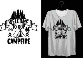 Camping T-Shirt Design. komisch Geschenk Camping T-Shirt Design zum Lager Liebhaber. Typografie, Brauch, Vektor T-Shirt Design. Welt alle Wohnmobil T-Shirt Design zum Abenteuer