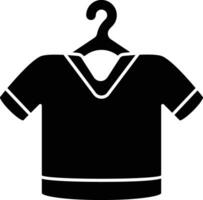 T-Shirt Glyphe Symbol Design Stil vektor