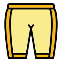 modern shorts ikon vektor platt