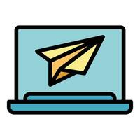 meddelande posta ikon vektor platt