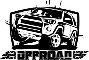 suv Auto Offroad Design Vektor Kunst