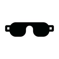 Sonnenbrille Symbol Silhouette vektor