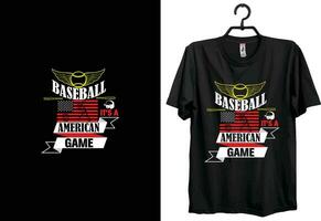 Baseball T-Shirt Design. Typografie, Brauch, Vektor T-Shirt Design. amerikanisch Baseball T-Shirt Design