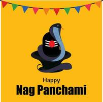glücklich Gaul Panchami indisch Hindu Festival Feier Vektor Design